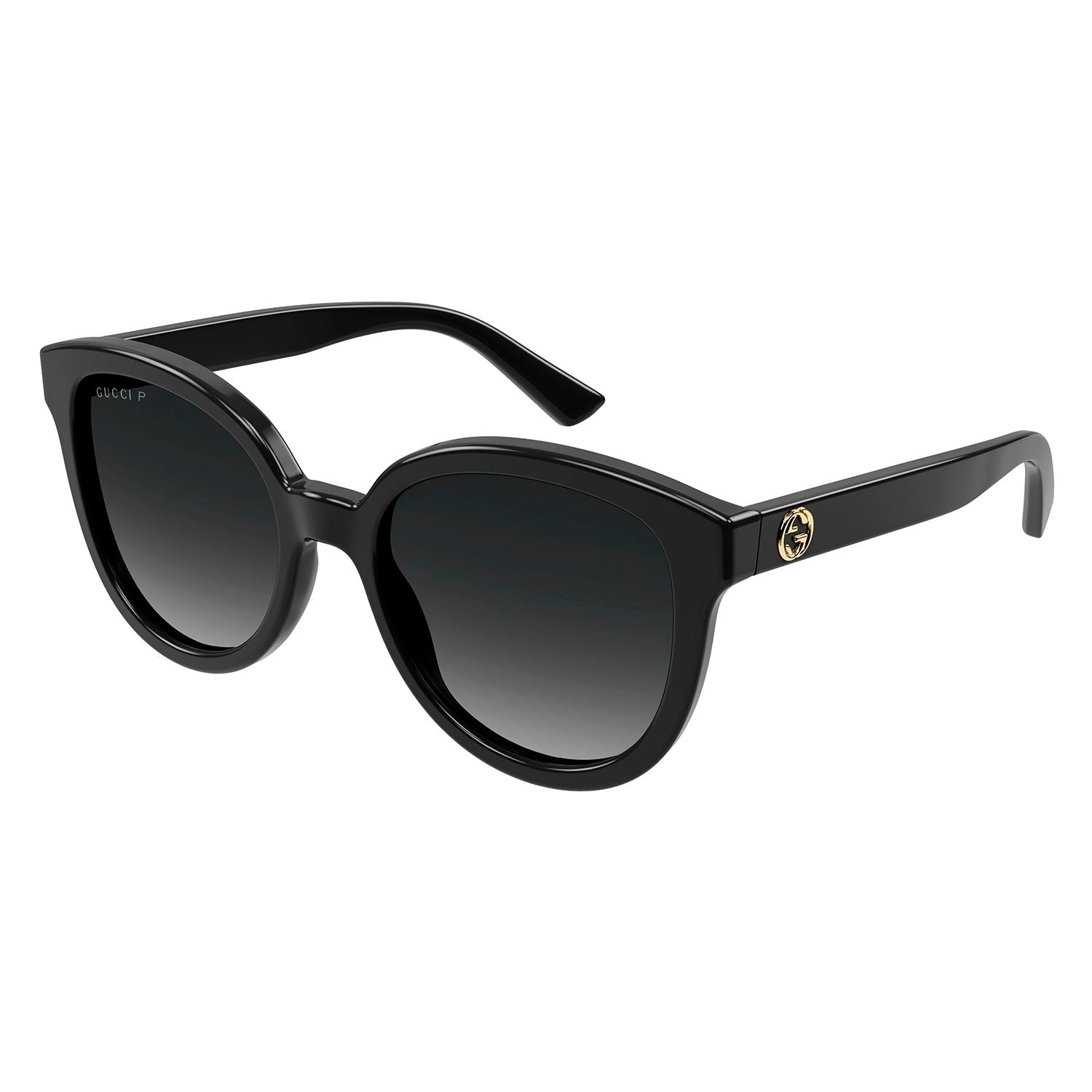 GG1315S Black recycled acetate Sunglasses - Shiny Black