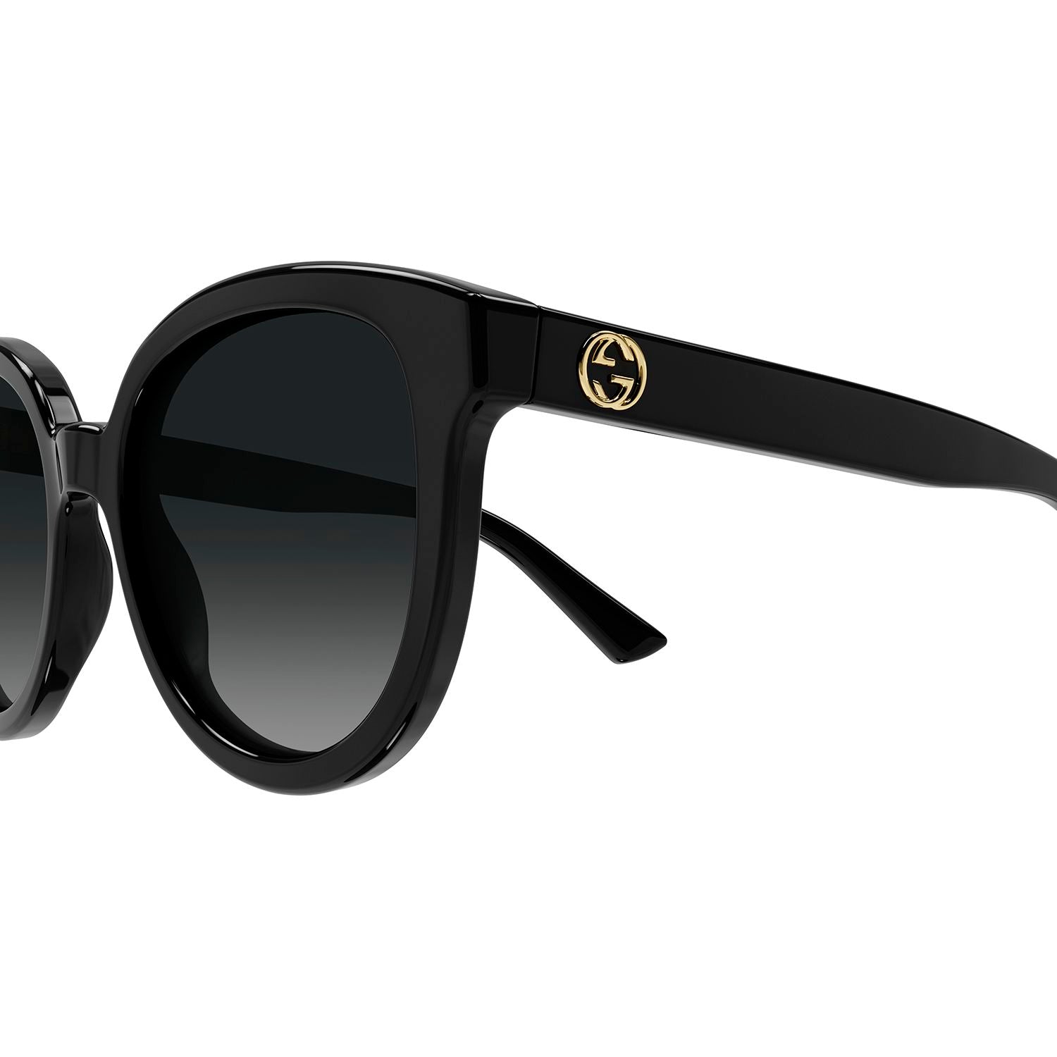 GG1315S Black recycled acetate Sunglasses - Shiny Black