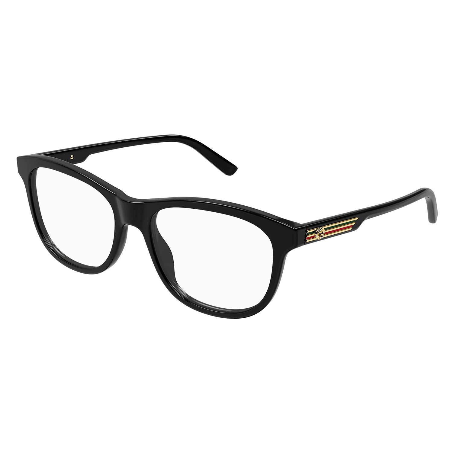 GG1292O Black recycled acetate Optical Frames - Shiny Solid Black