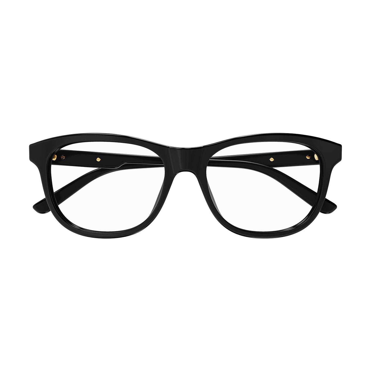 GG1292O Black recycled acetate Optical Frames - Shiny Solid Black