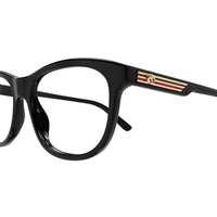 GG1292O Black recycled acetate Optical Frames - Shiny Solid Black
