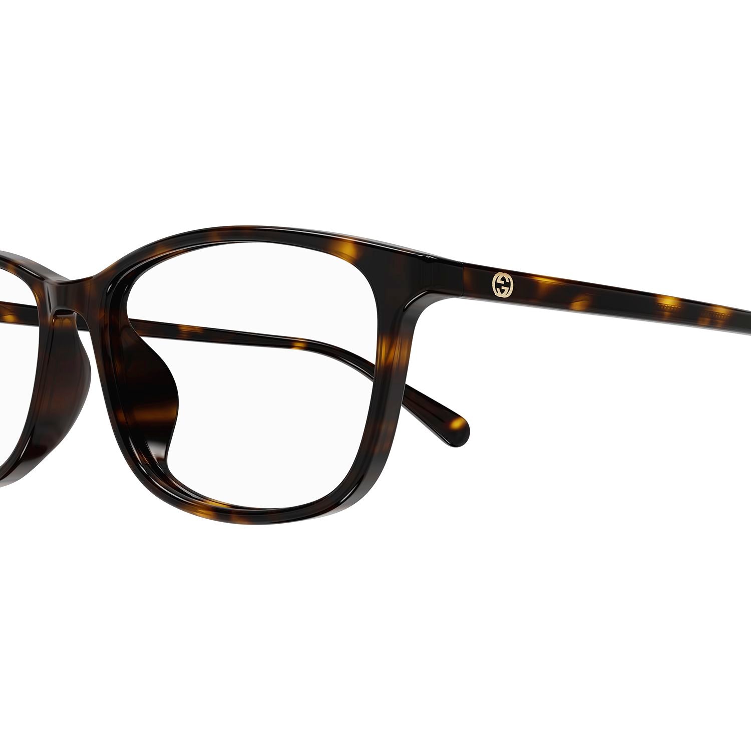 GG1354OA Havana recycled acetate Optical Frames - Shiny Dark Havana