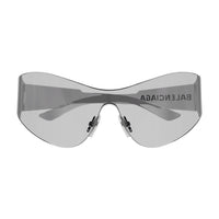 BB0257S Grey nylon Sunglasses - Solid Light Grey Mask