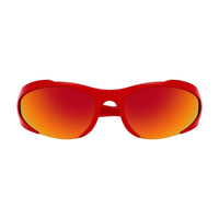 BB0253S Red bio injection Sunglasses - Shiny Solid Red