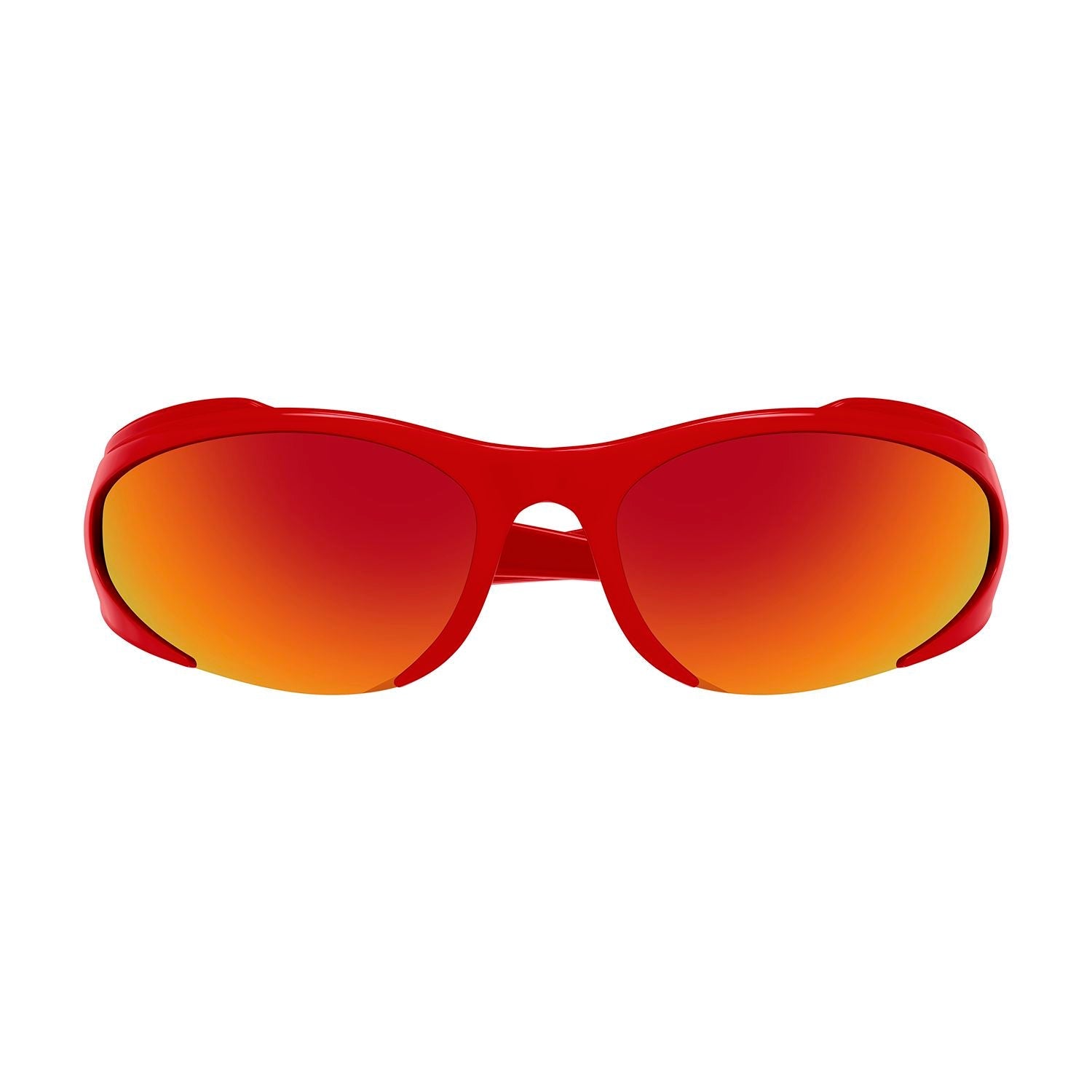 BB0253S Red bio injection Sunglasses - Shiny Solid Red