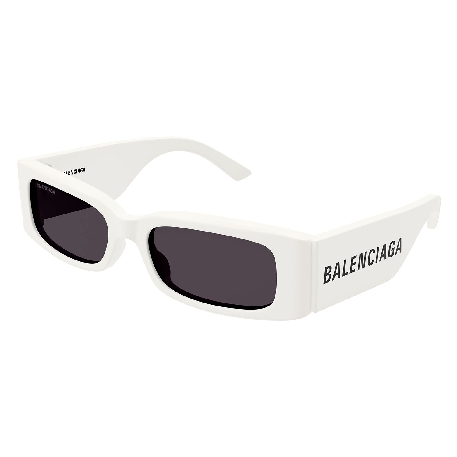 BB0260S White recycled acetate Sunglasses - Shiny Solid Ivory
