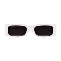 BB0260S White recycled acetate Sunglasses - Shiny Solid Ivory