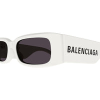 BB0260S White recycled acetate Sunglasses - Shiny Solid Ivory