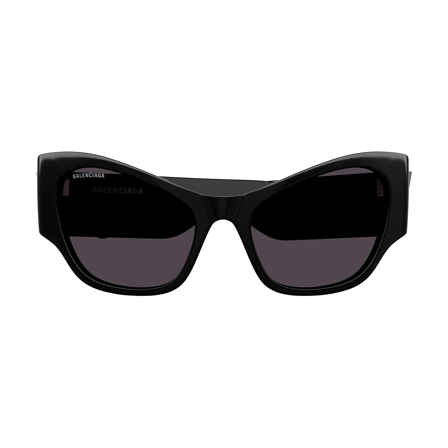 BB0259S Black recycled acetate Sunglasses - Shiny Solid Black
