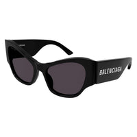 BB0259S Black recycled acetate Sunglasses - Shiny Solid Black