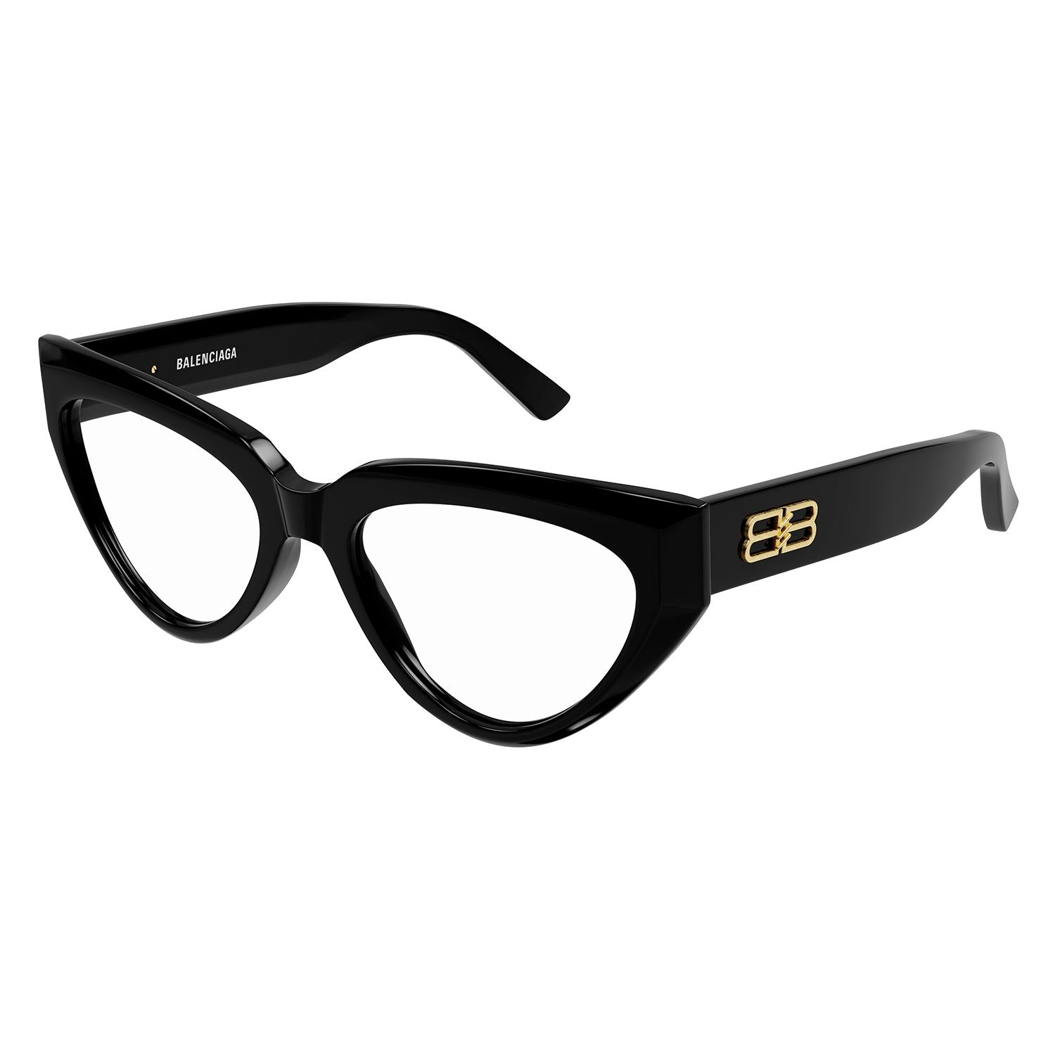 BB0276O Black recycled acetate Optical Frames - Shiny Solid Black