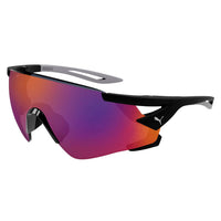 PU0398S Black injection Sunglasses - Matte Solid Black