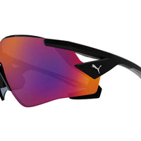 PU0398S Black injection Sunglasses - Matte Solid Black