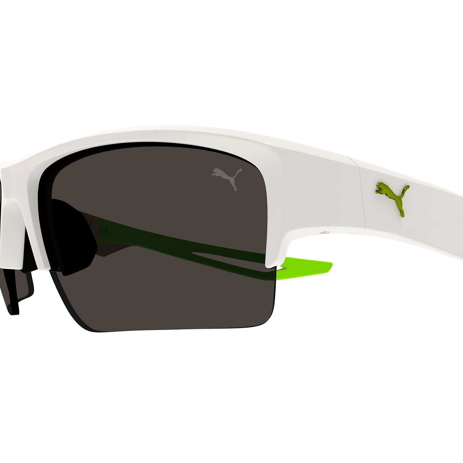 PU0400S Grey injection Sunglasses - Matte Solid White & Pantone Cool Grey