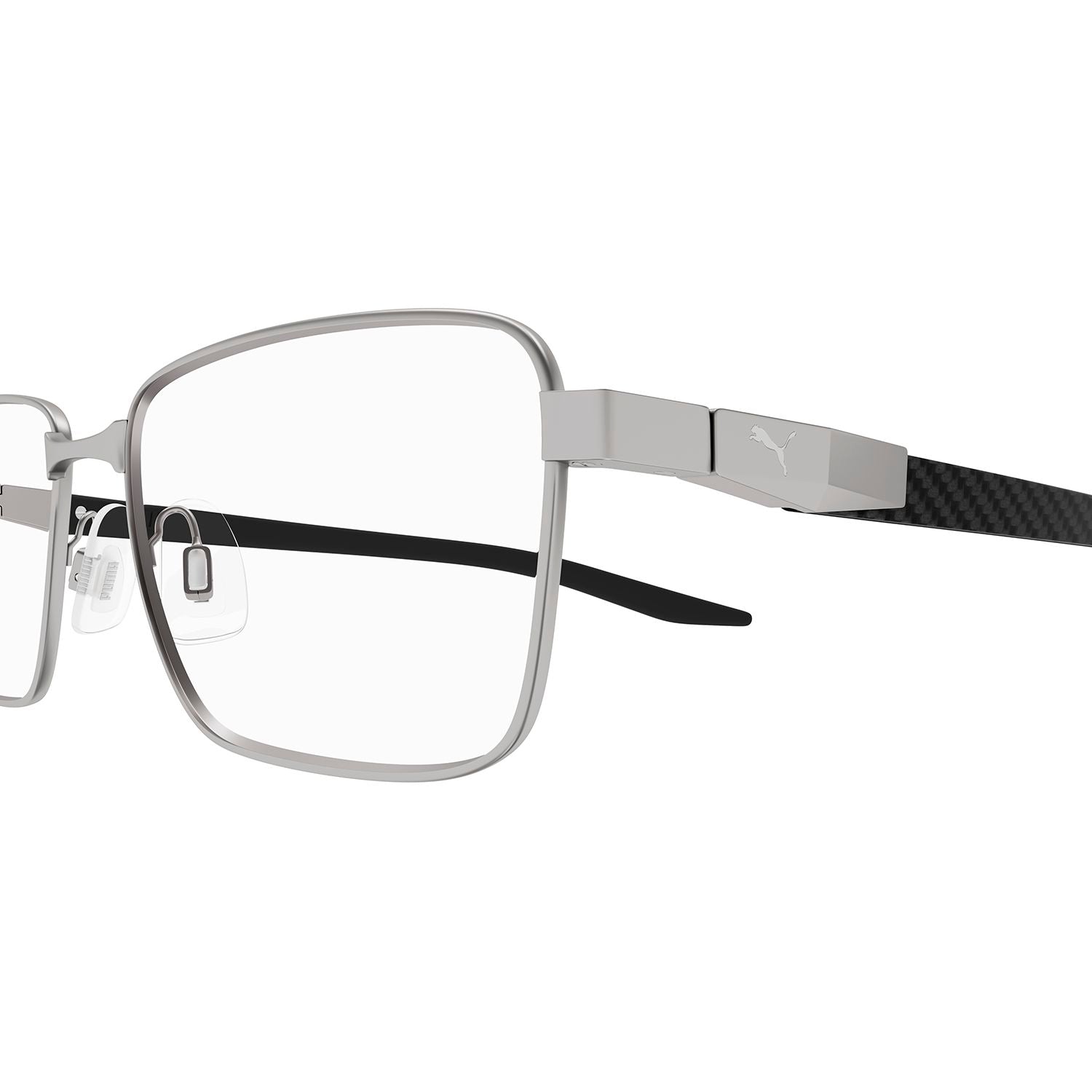 PU0421O Ruthenium metal Optical Frames - Semimatte Light Ruthenium
