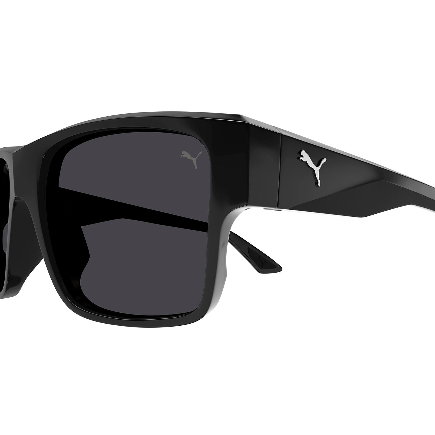 PU0403S Black injection Sunglasses - Shiny Black