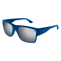 PU0403S Blue pantone injection Sunglasses - Shiny Transparent Prussian Blue