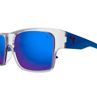 PU0403S Crystal crystal pantone injection Sunglasses - Shiny Transparent & Cool Grey