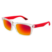 PU0402S Crystal crystal pantone injection Sunglasses - Shiny Transparent & Cool Grey