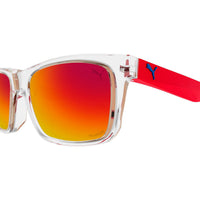 PU0402S Crystal crystal pantone injection Sunglasses - Shiny Transparent & Cool Grey