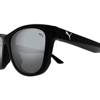 PU0401S Black injection Sunglasses - Matte Solid Black