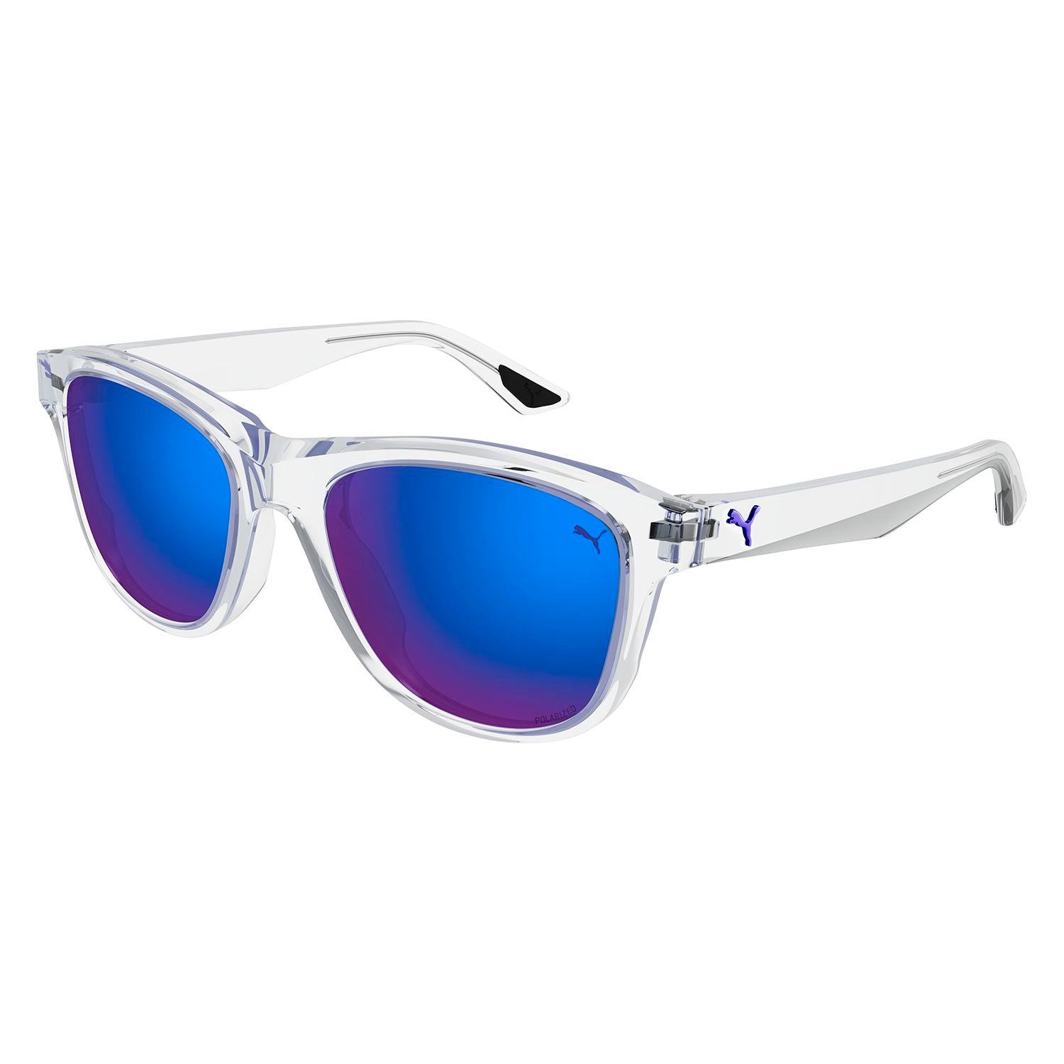 PU0401S Crystal crystal pantone injection Sunglasses - Shiny Transparent & Cool Grey