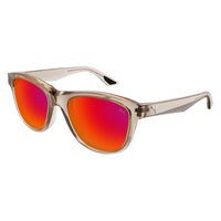 PU0401S Beige injection Sunglasses - Shiny Transparent Sand