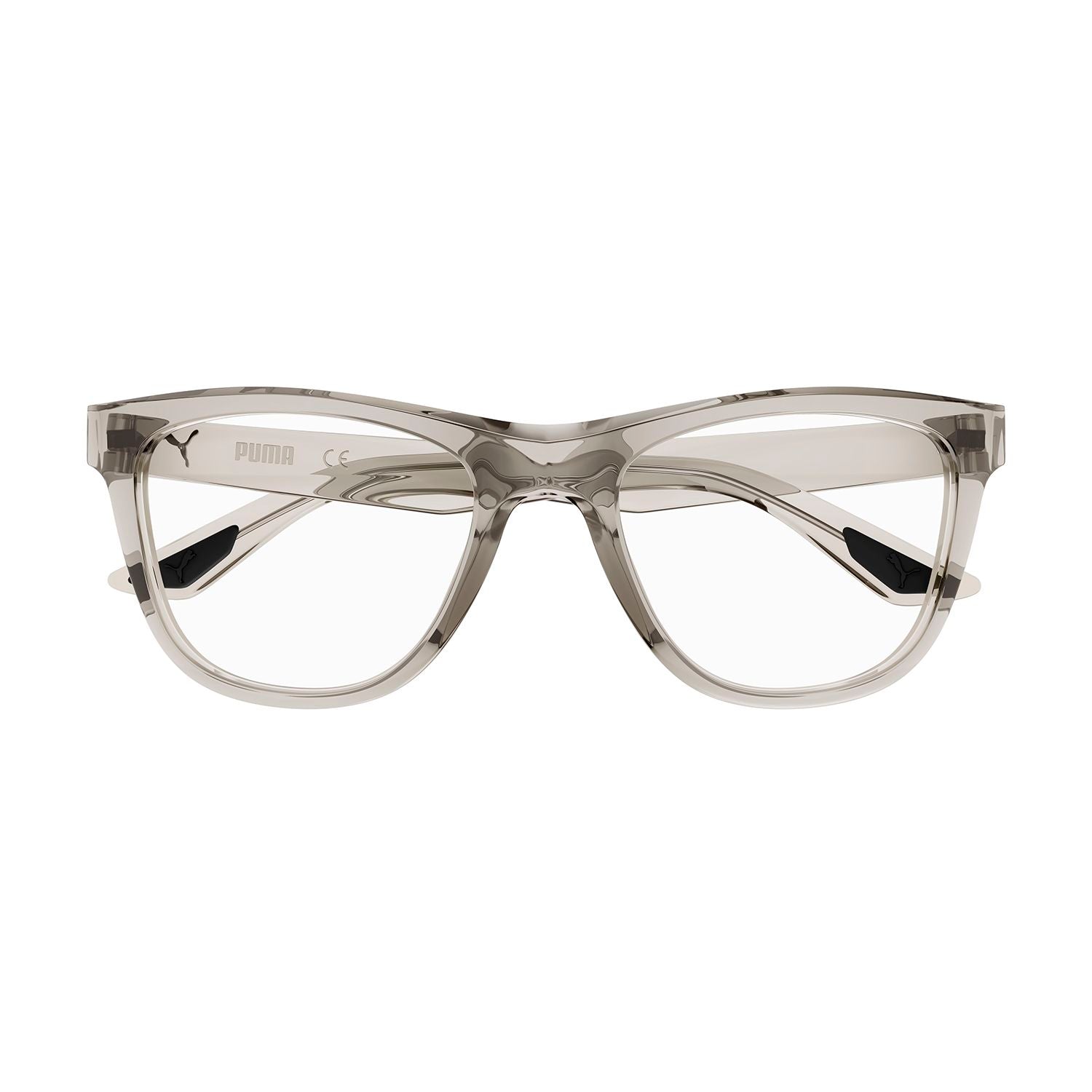 PU0404O Beige injection Optical Frames - Shiny Transparent Sand