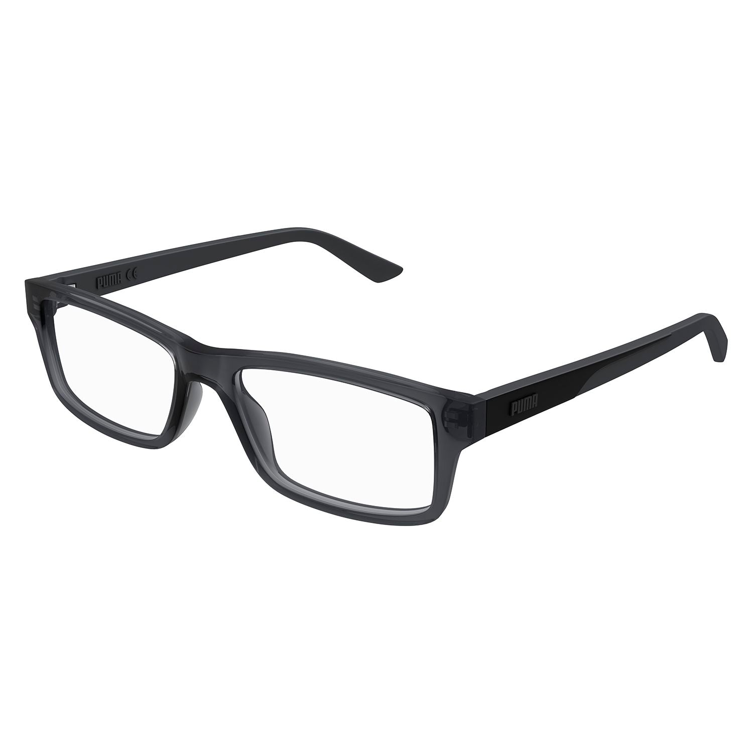 PU0431O Grey injection Optical Frames - Matte Transparent & Dark Grey