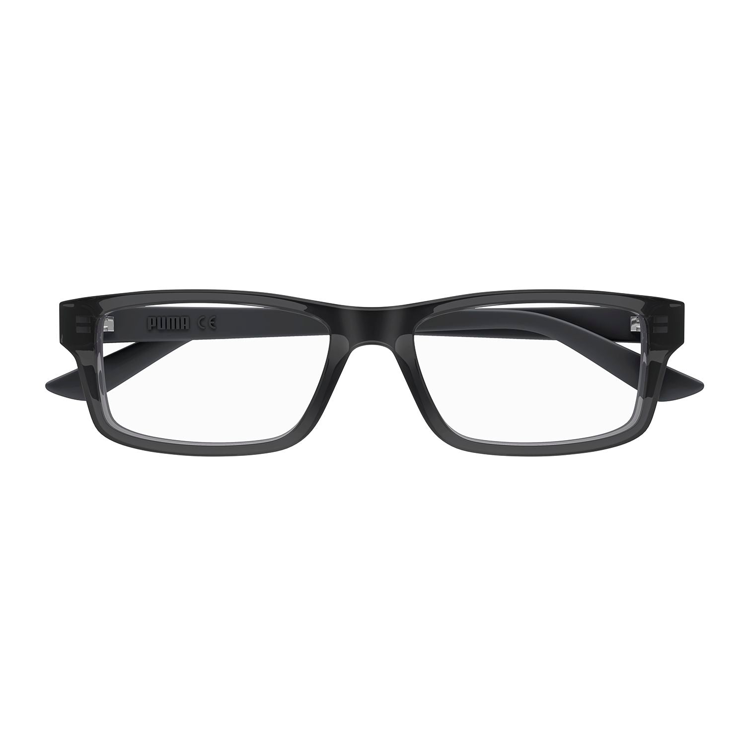 PU0431O Grey injection Optical Frames - Matte Transparent & Dark Grey