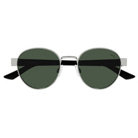 PU0429S Ruthenium metal Sunglasses - Shiny Light Ruthenium