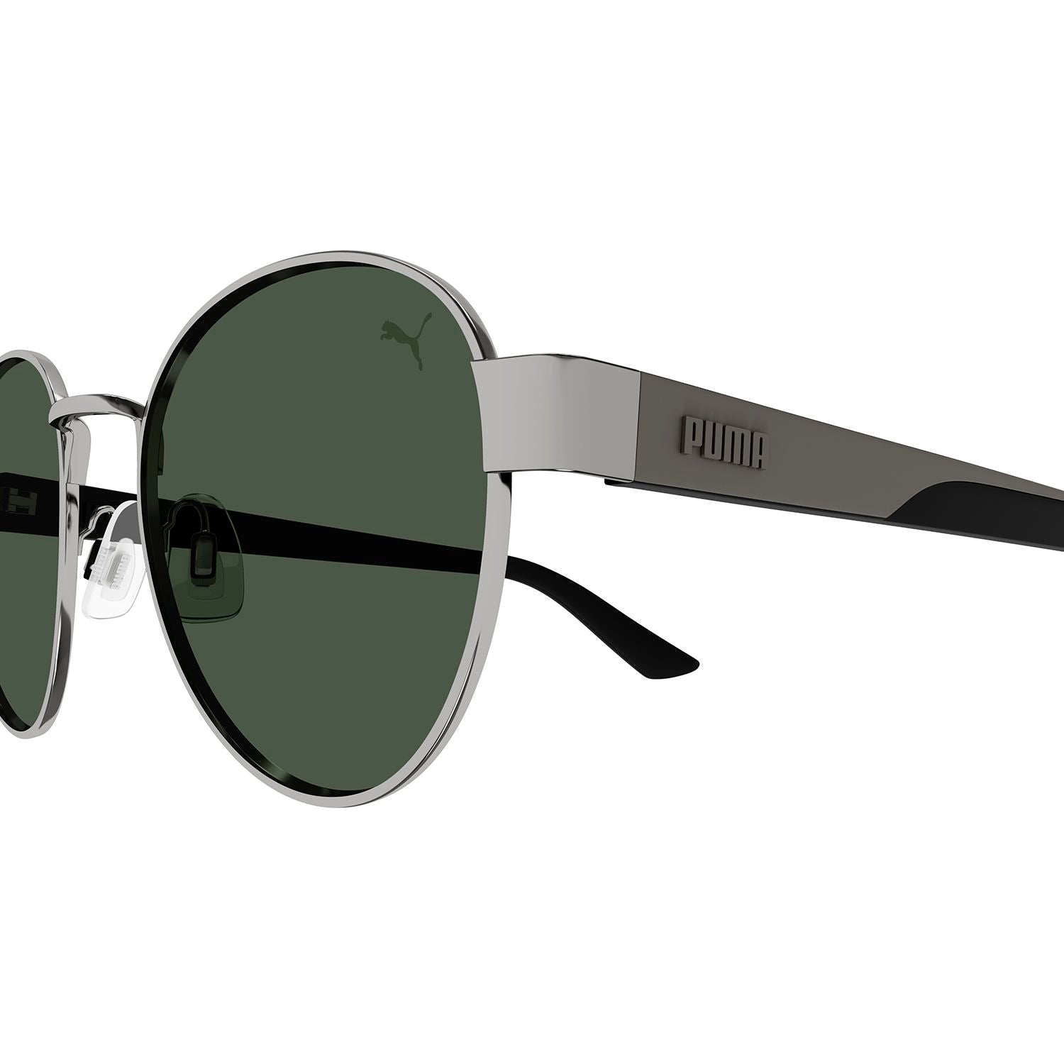 PU0429S Ruthenium metal Sunglasses - Shiny Light Ruthenium