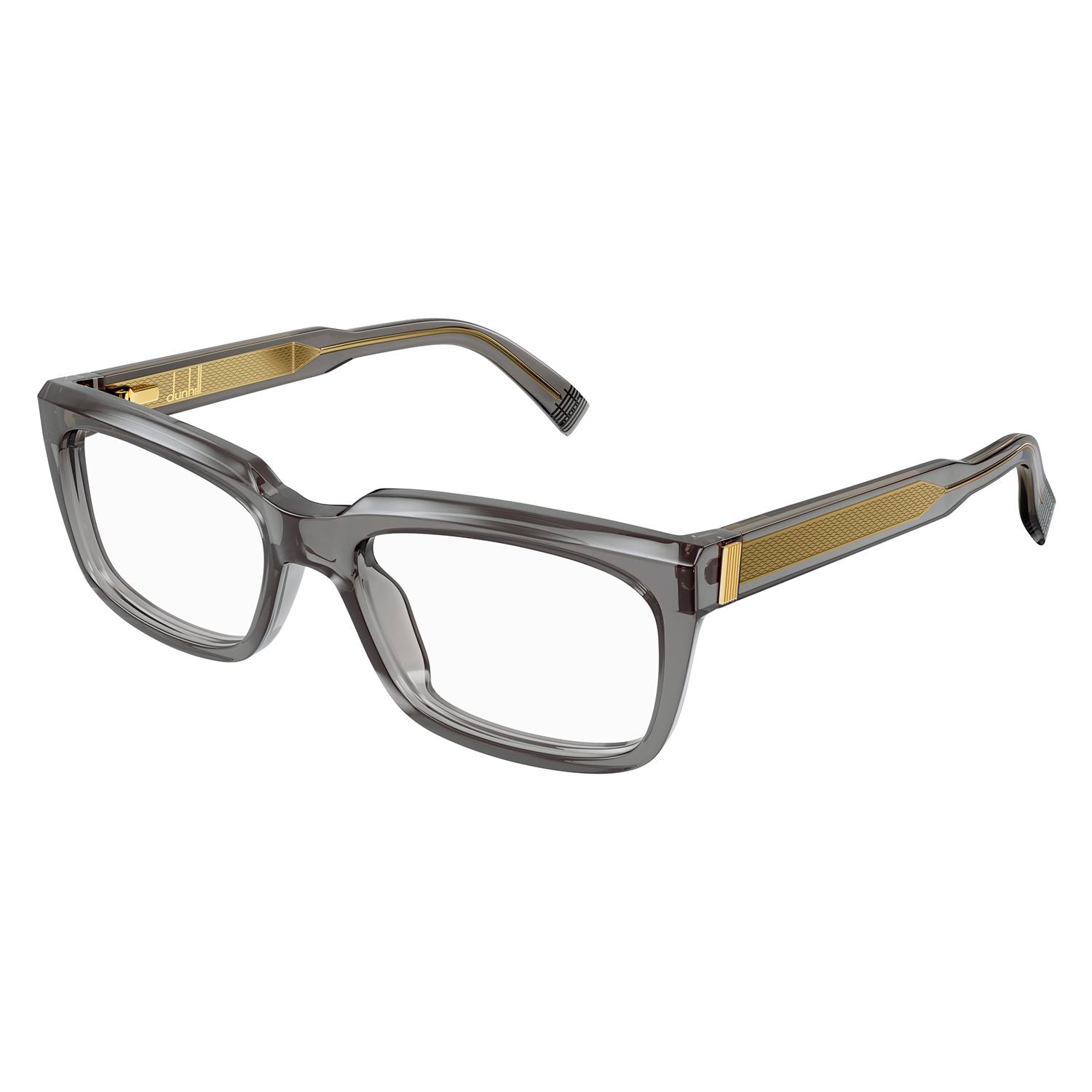 DU0056O Grey recycled acetate Optical Frames - Shiny Transparent Grey