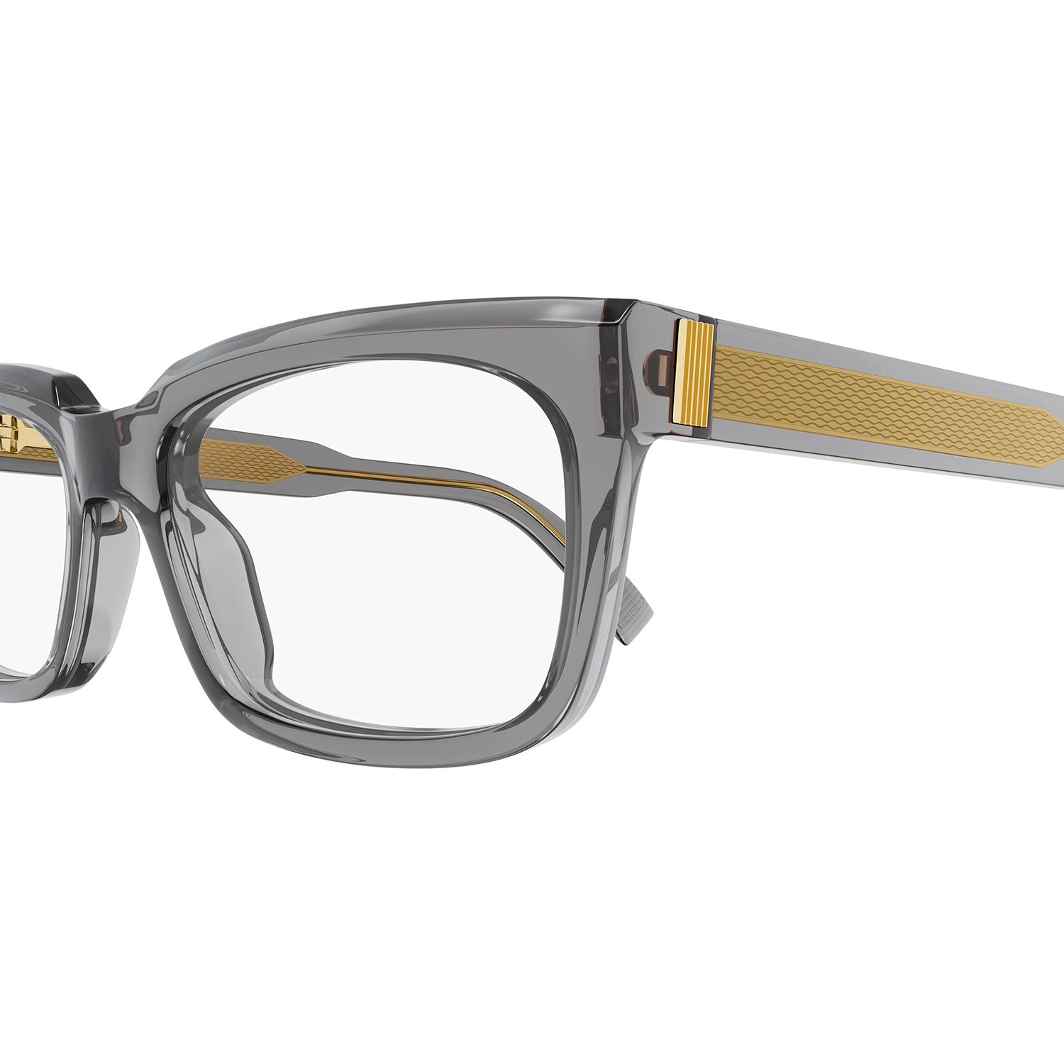 DU0056O Grey recycled acetate Optical Frames - Shiny Transparent Grey