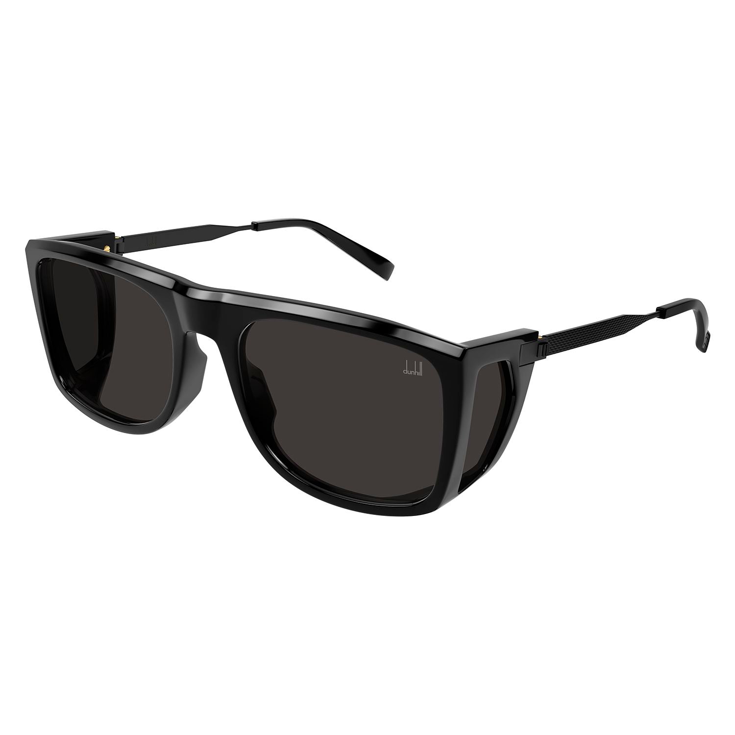 DU0054S Black recycled acetate Sunglasses - Shiny Solid Black