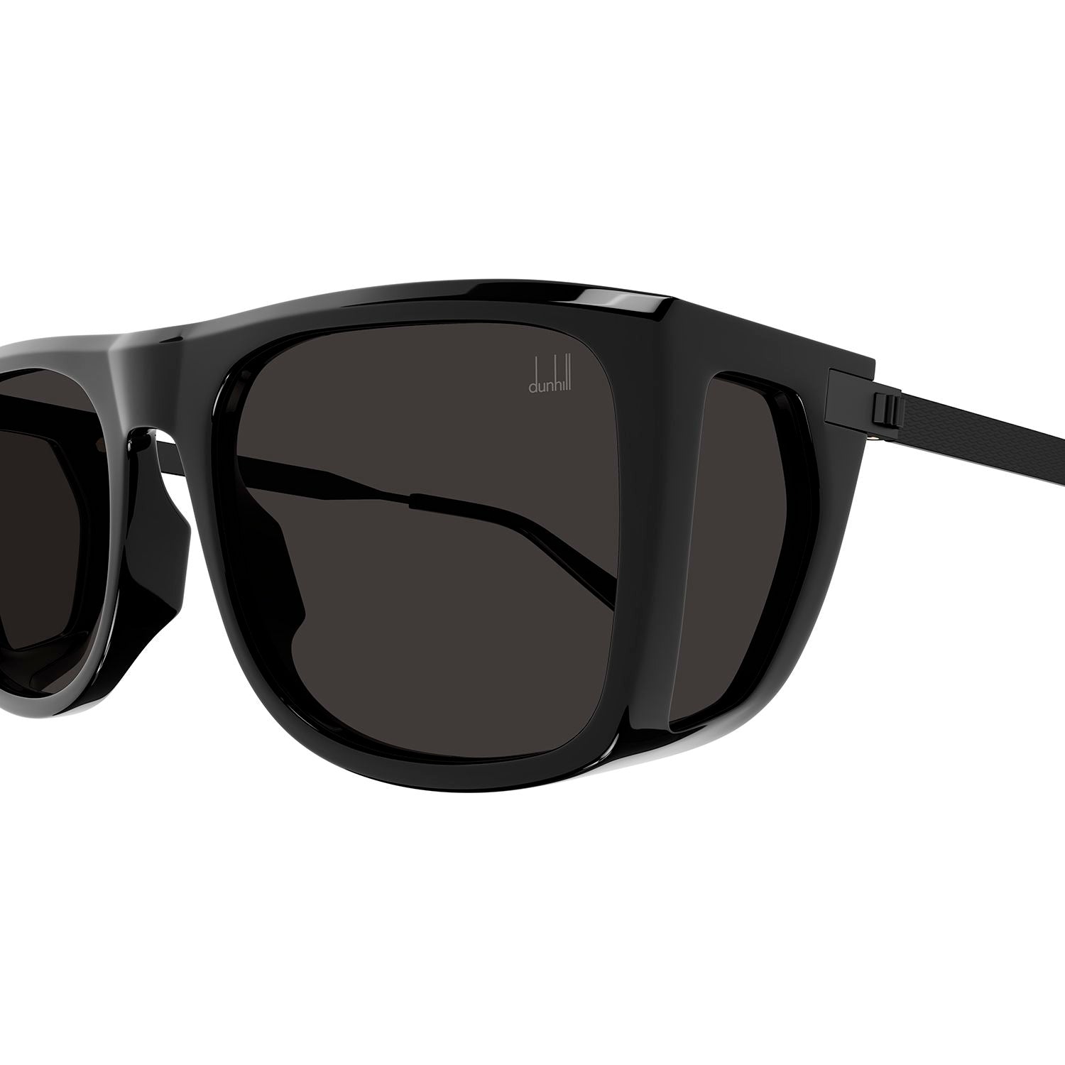 DU0054S Black recycled acetate Sunglasses - Shiny Solid Black