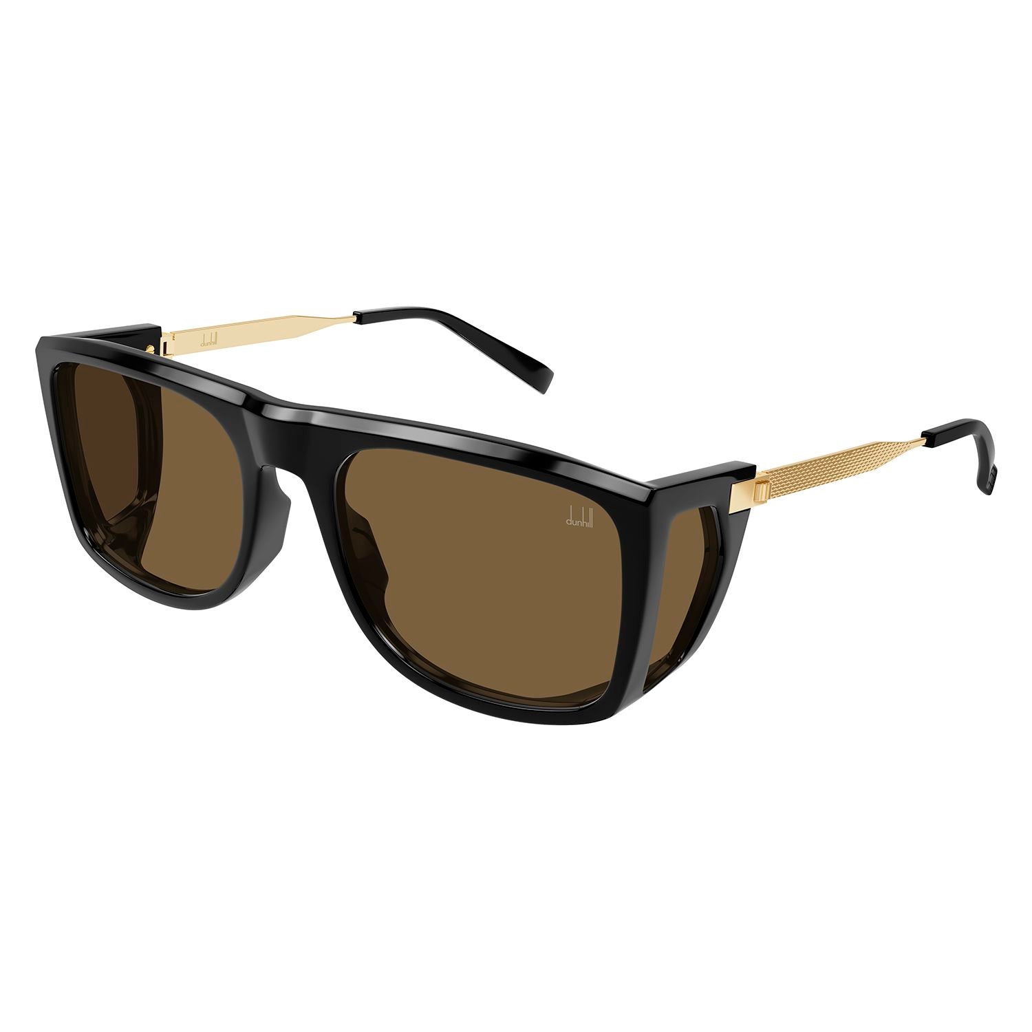 DU0054S Black recycled acetate Sunglasses - Shiny Solid Black