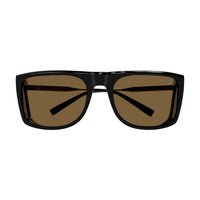 DU0054S Black recycled acetate Sunglasses - Shiny Solid Black