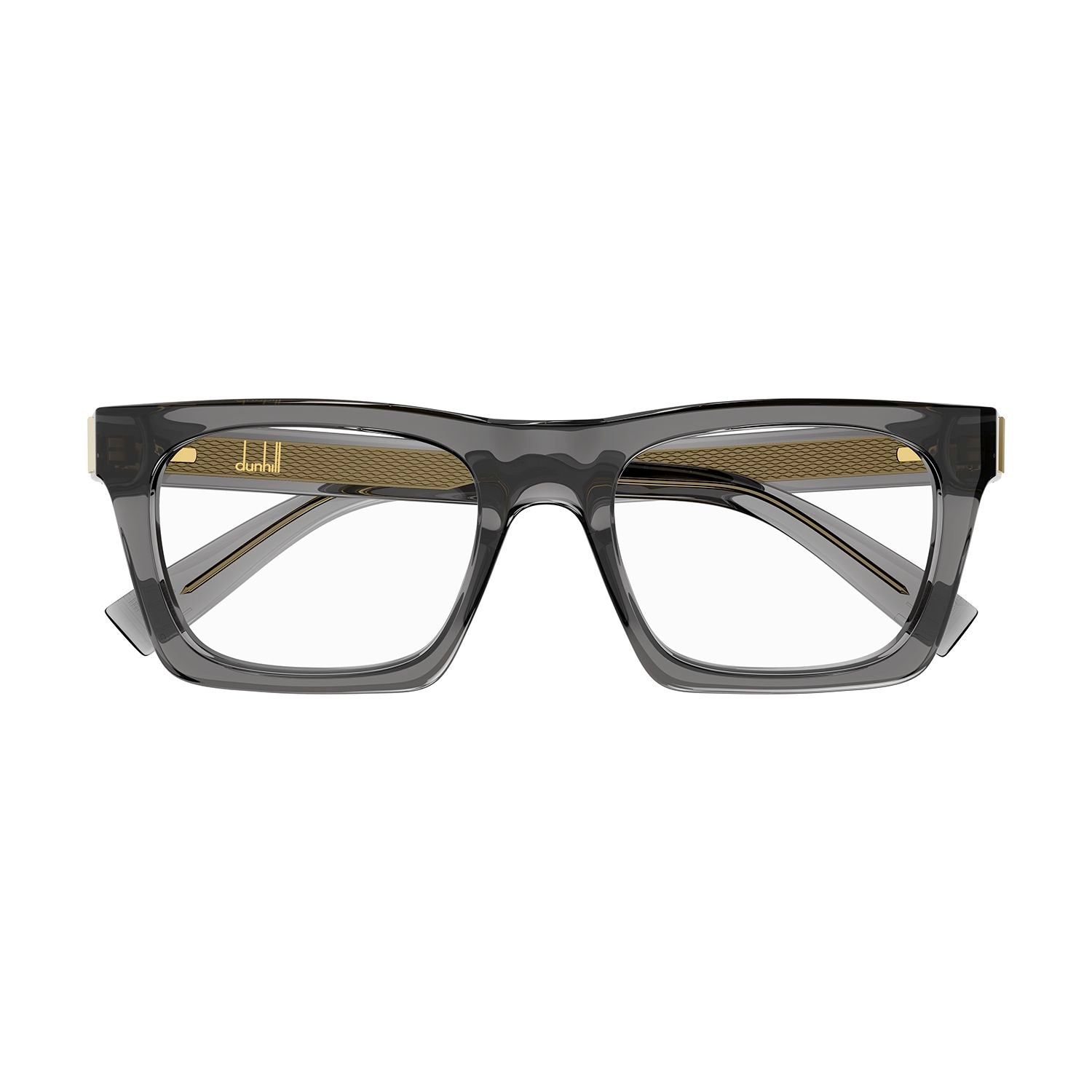 DU0058O Grey recycled acetate Optical Frames - Shiny Transparent Grey