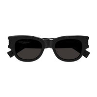 SL 573 Black recycled acetate Sunglasses - Shiny Solid Black