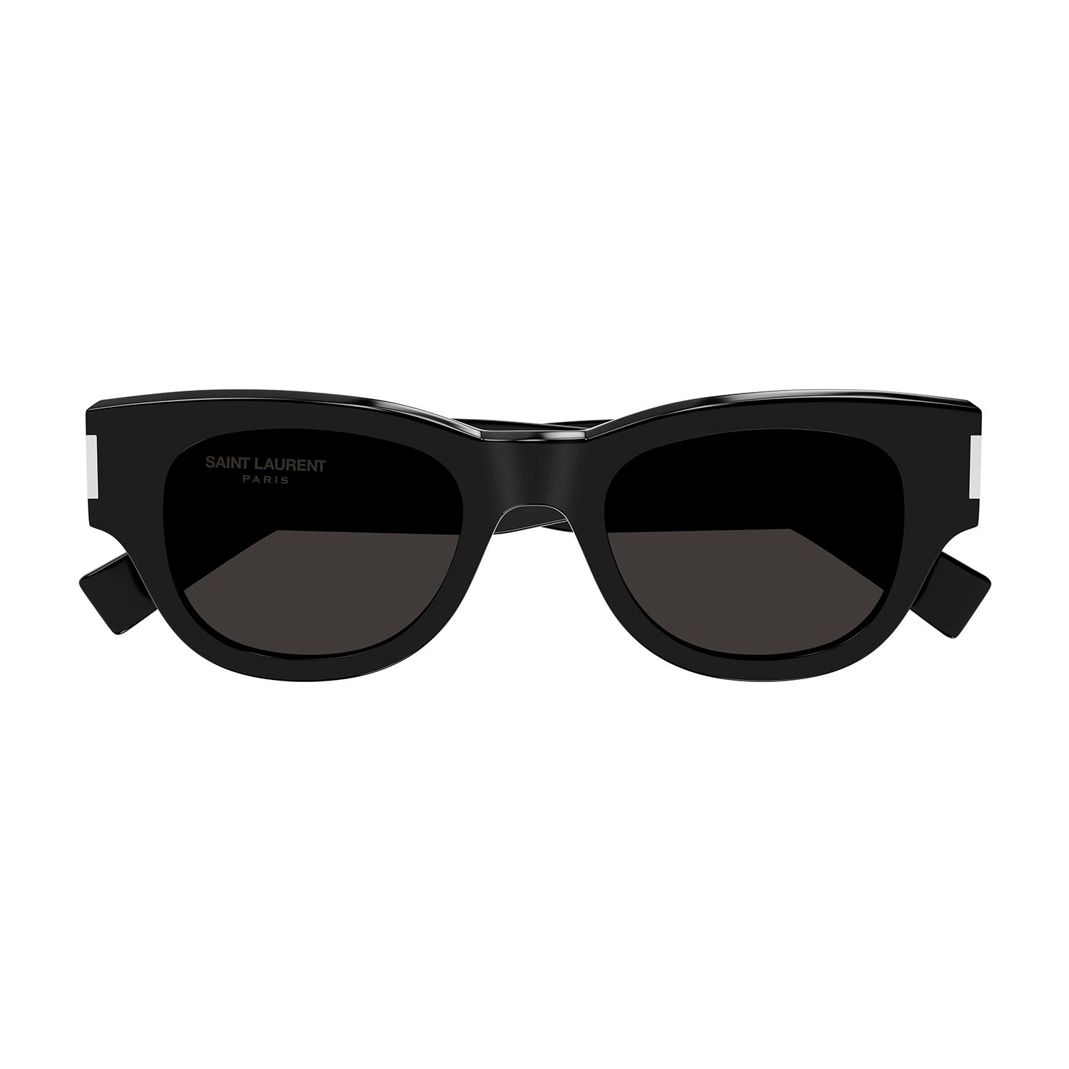 SL 573 Black recycled acetate Sunglasses - Shiny Solid Black