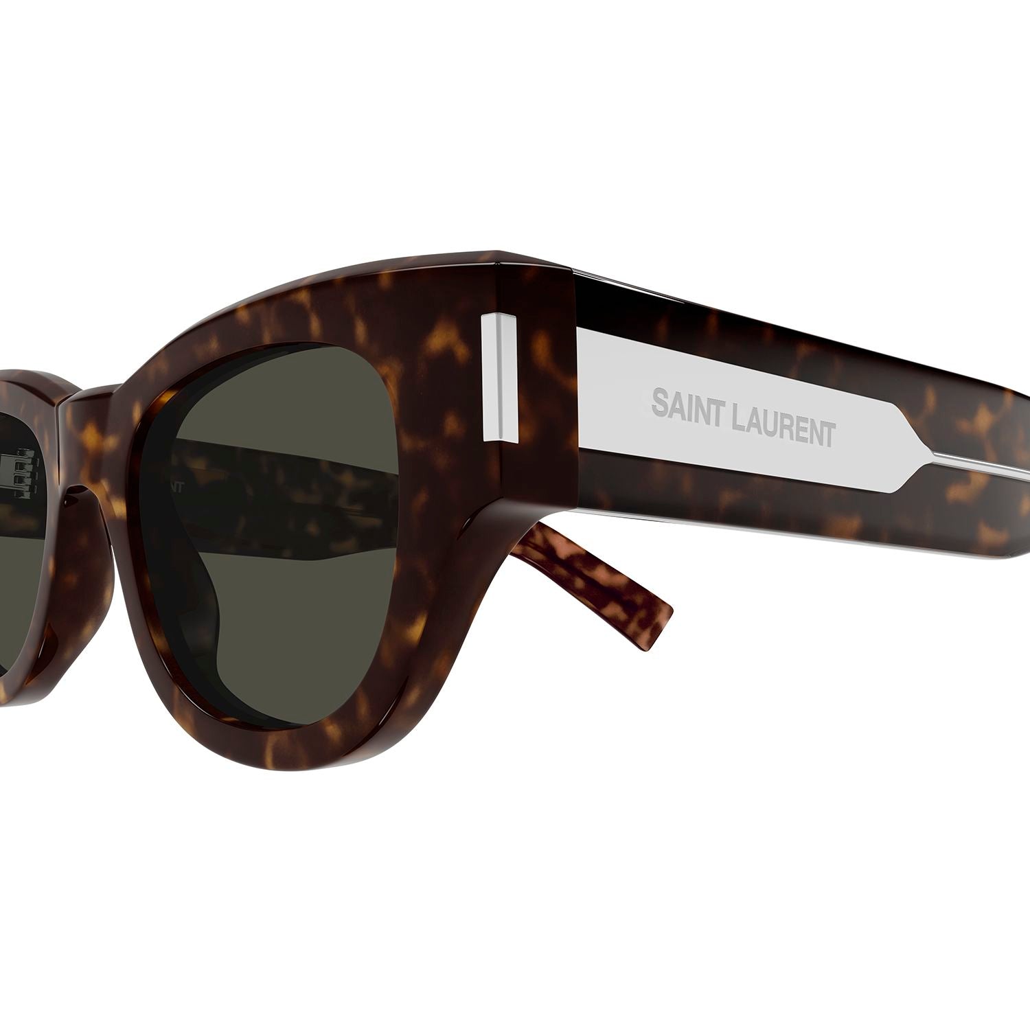 SL 573 Havana recycled acetate Sunglasses - Shiny Dark Havana