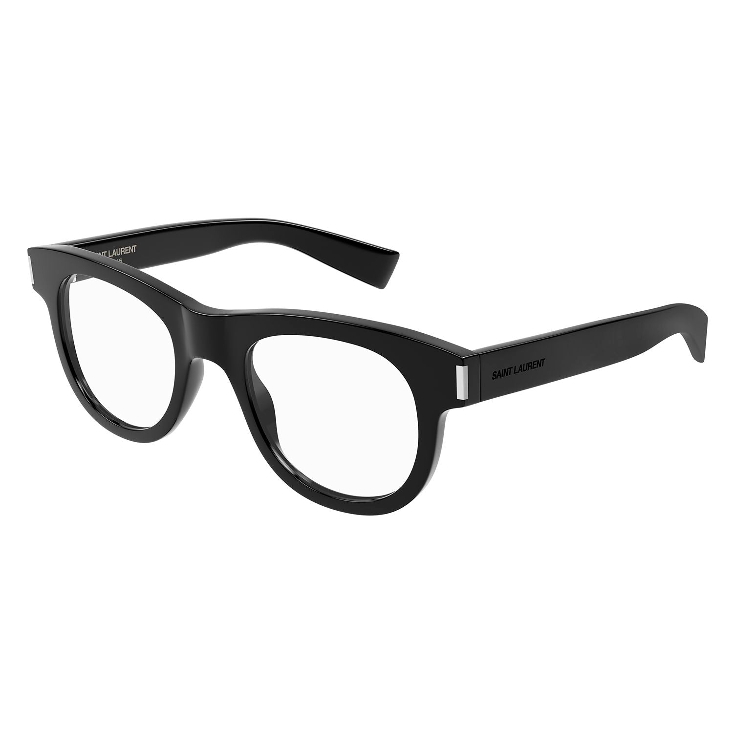 SL 571 Black recycled acetate Optical Frames - Shiny Solid Black