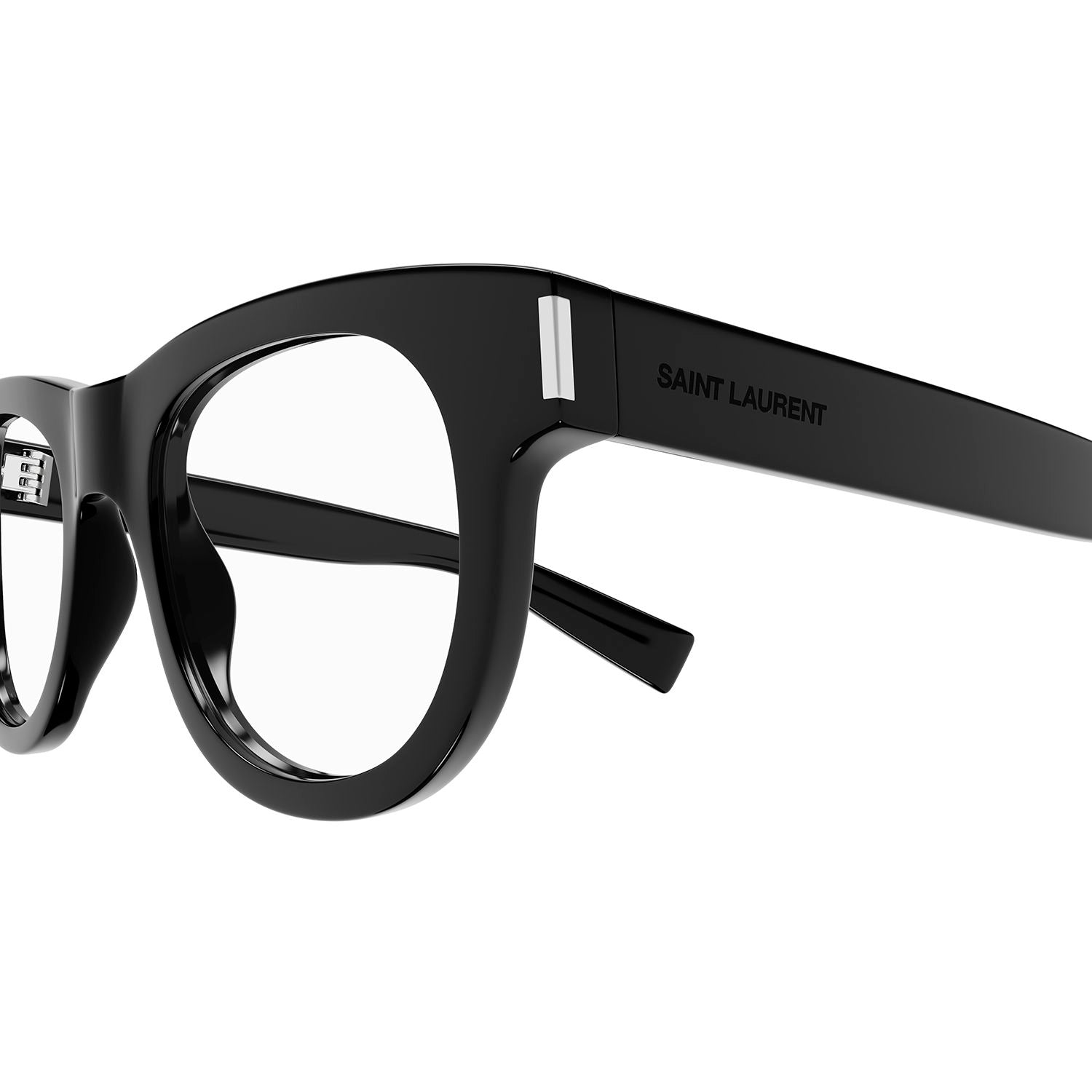 SL 571 Black recycled acetate Optical Frames - Shiny Solid Black