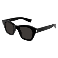 SL 592 Black recycled acetate Sunglasses - Shiny Solid Black