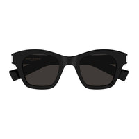 SL 592 Black recycled acetate Sunglasses - Shiny Solid Black