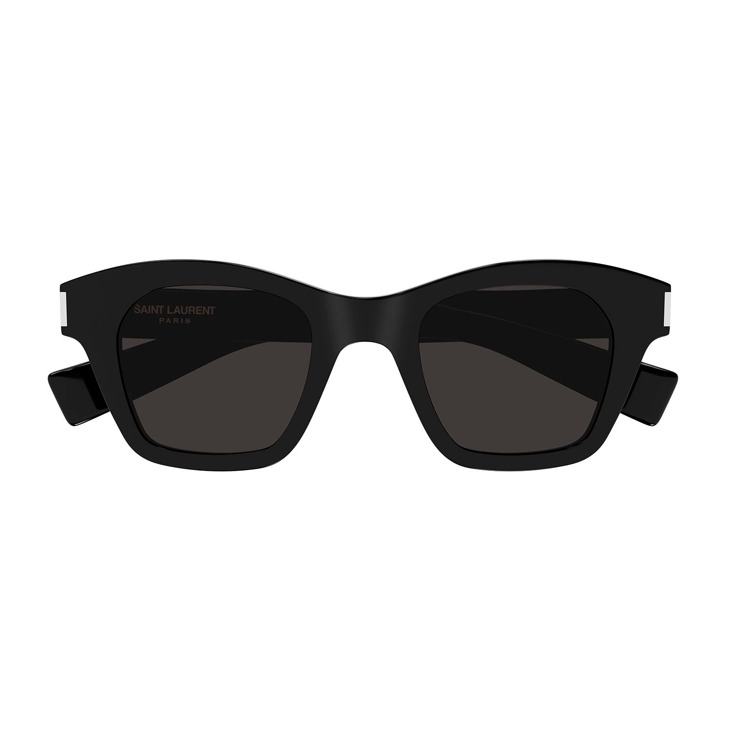 SL 592 Black recycled acetate Sunglasses - Shiny Solid Black
