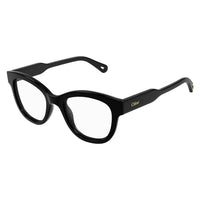 CH0162O Black recycled acetate Optical Frames - Shiny Solid Black