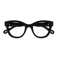CH0162O Black recycled acetate Optical Frames - Shiny Solid Black