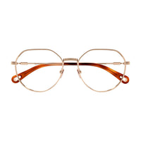 CH0180O Gold metal Optical Frames - Shiny Rose Gold